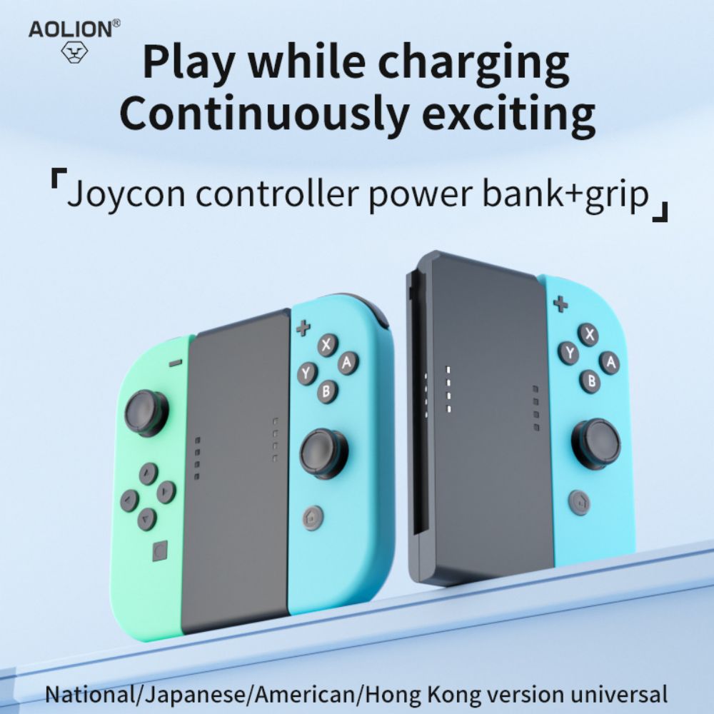 Gaming Accessories Nintendo Switch - AOLION Portable Switch Joncon Charging Grip