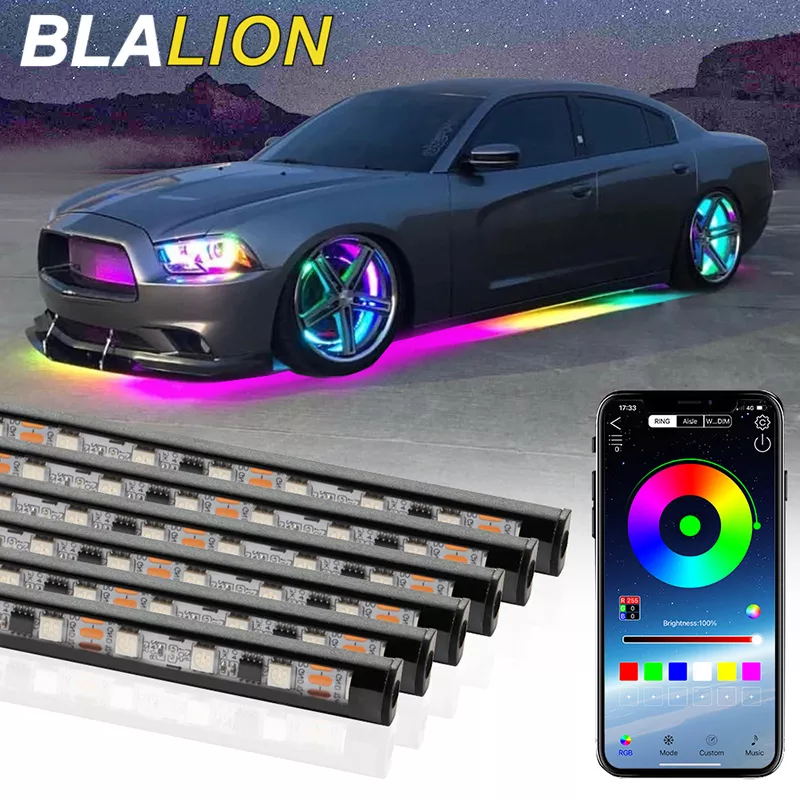 Rgb Hub Sync - SEAMETAL Car Flexible Underglow Strip Light