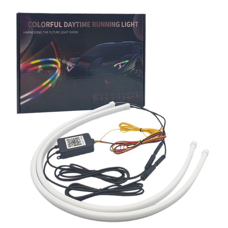 2PCS Car LED Strip Lights Flex - Rgb Hub Sync review and price