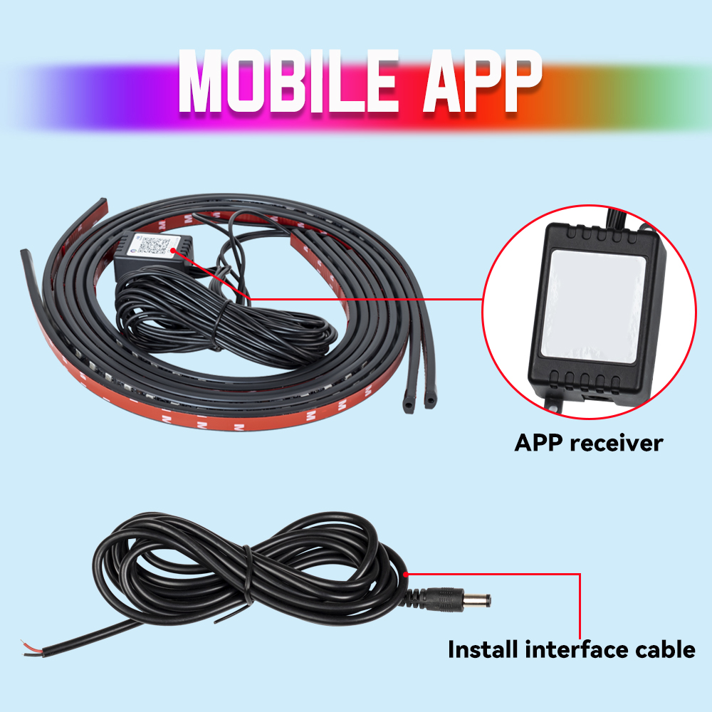 Car Charssis Flexible LED Stri - Rgb Hub Sync review and price