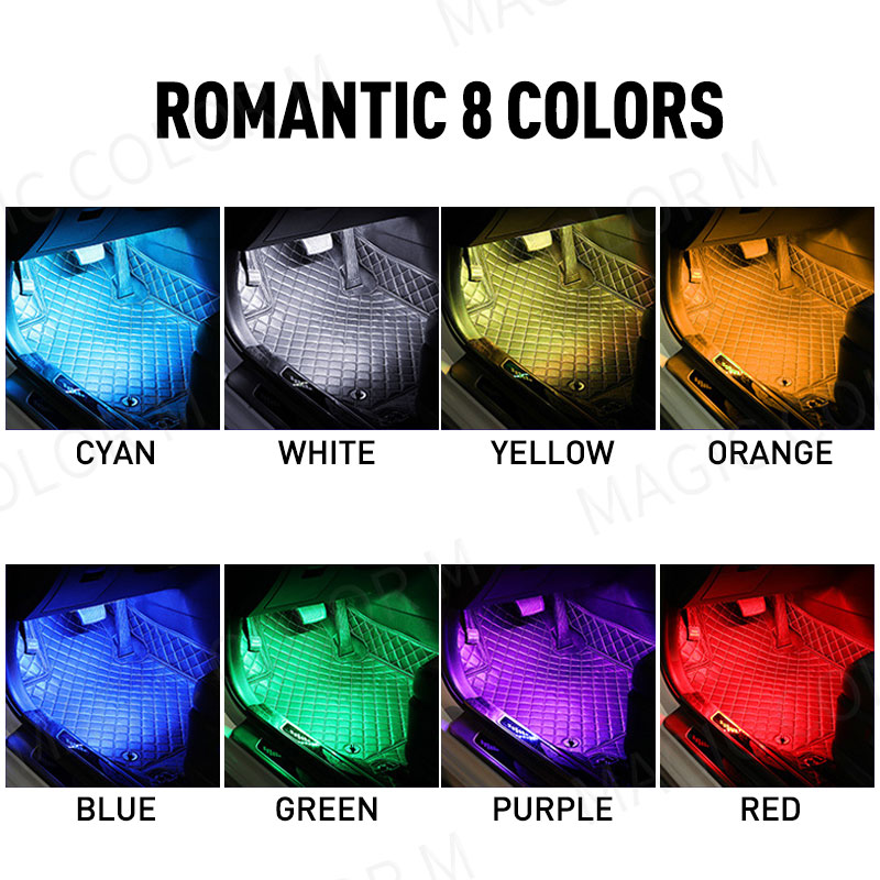 48/72 Led Car Foot Ambient Lig - Rgb Hub Sync review and price