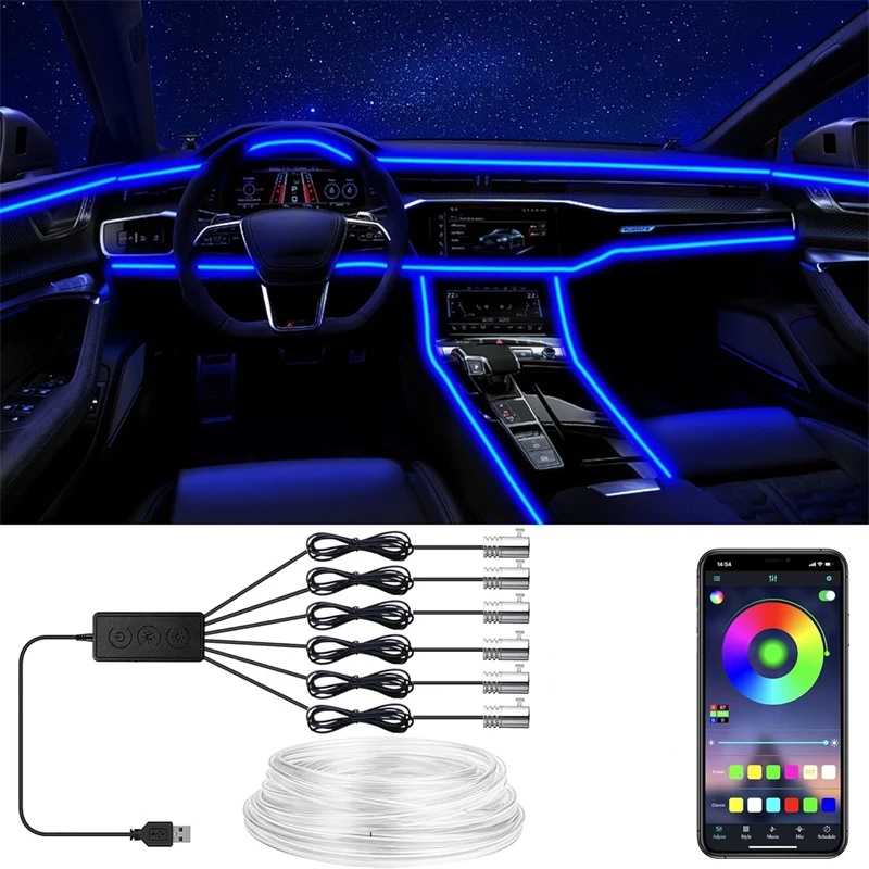 Flexible EL Wire Lights With A - Rgb Hub Sync review and price