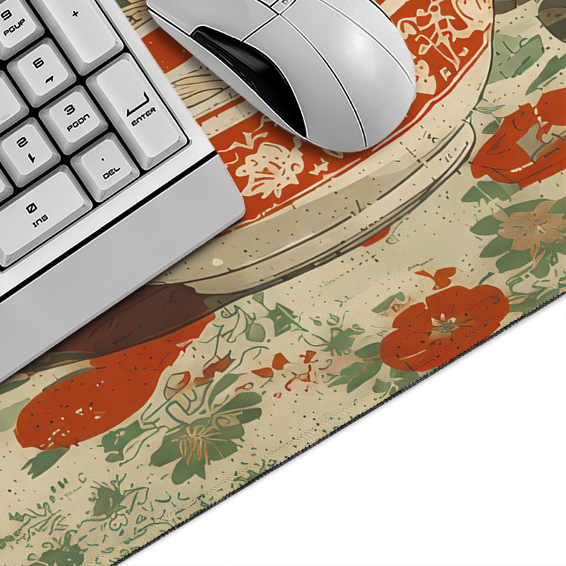 Mouse Pad Japanese Black Cat F - Gaming Accessories On Sale review and price