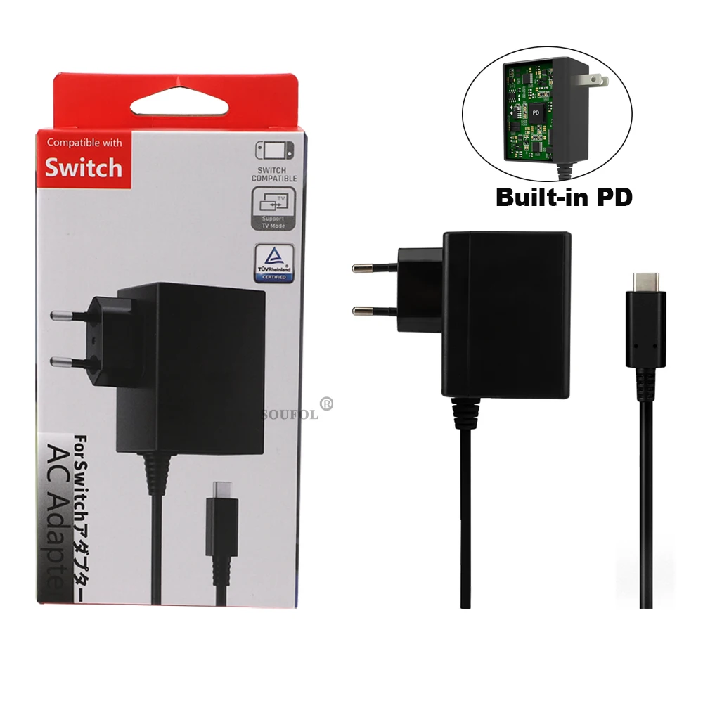 AC Power Adapter Charger For N - Gaming Accessories Nintendo Switch review and price