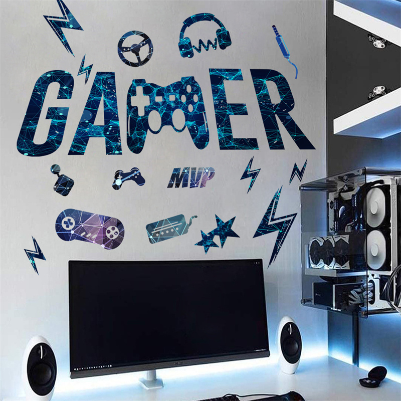 Gamer Vinyl Wall Stickers Game - Gaming Accessories Wallpaper review and price
