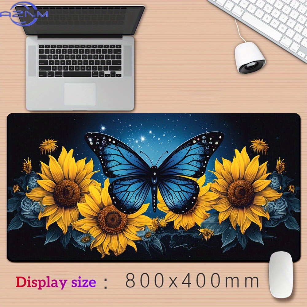 1pc  Butterfly Sunflower Stere - Gaming Accessories Wallpaper review and price