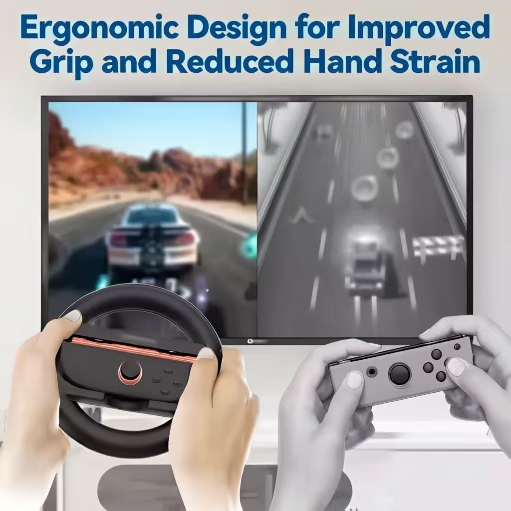 2PCS Gaming Racing Steering Wh - Gaming Accessories Nintendo Switch review and price