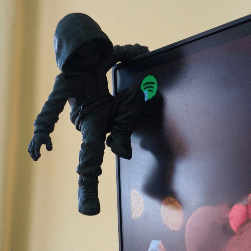 Climb Hoodie Alien Mini Statue - Gaming Accessories For Bedroom review and price