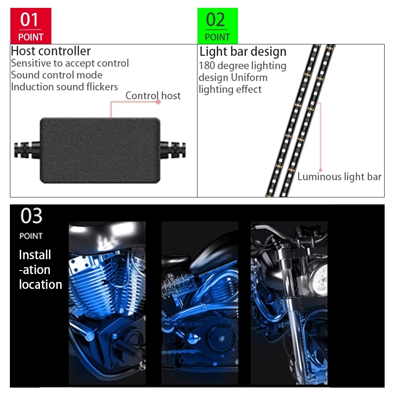 LED Motorcycle Decorative Ambi - Rgb Hub Sync review and price